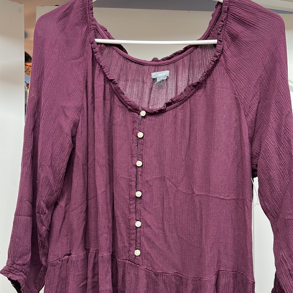Aerie Peasant Dress Size Medium - Picture 4 of 16